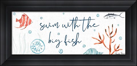 Framed Whale Tale VII Print