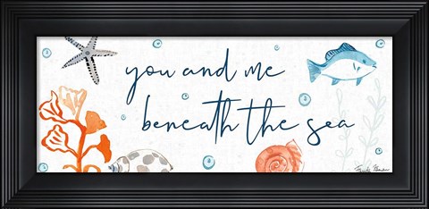 Framed Whale Tale VI Print