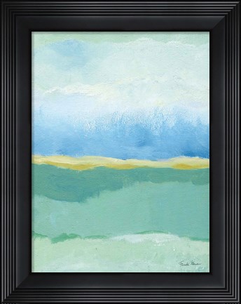 Framed Coastal Bliss I Print