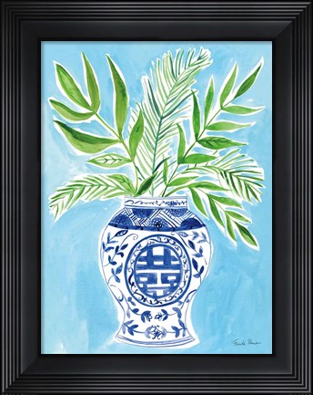 Framed Elegant Chinoiserie II Print