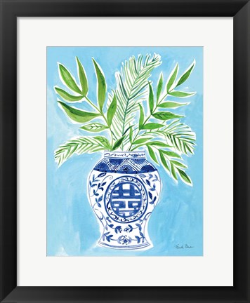 Framed Elegant Chinoiserie II Print