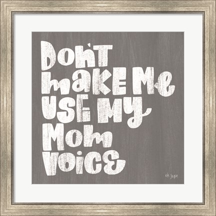 Framed My Mom Voice Print