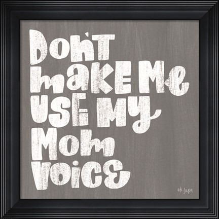 Framed My Mom Voice Print
