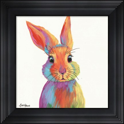 Framed Cheery Bunny Print