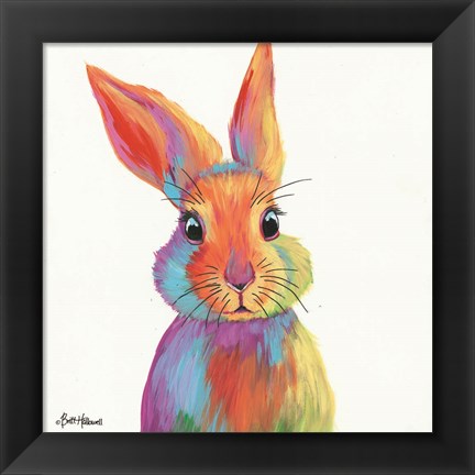 Framed Cheery Bunny Print
