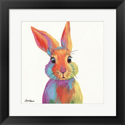 Framed Cheery Bunny Print