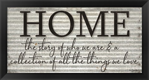 Framed Home Print