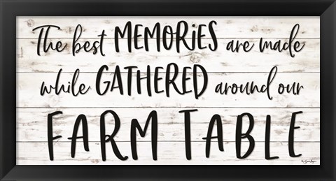 Framed Best Memories Print