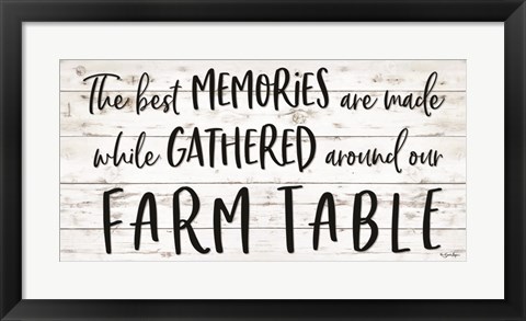 Framed Best Memories Print