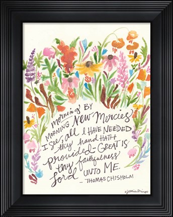 Framed New Mercies Print