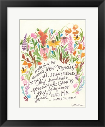 Framed New Mercies Print