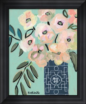 Framed Flowers for Patricia Print