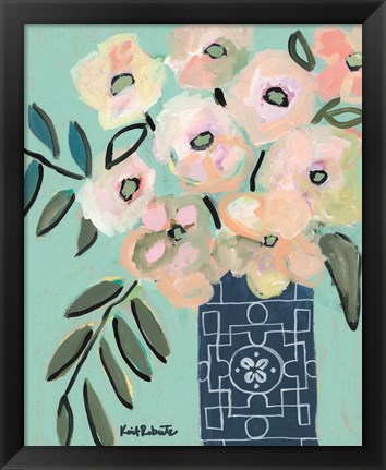 Framed Flowers for Patricia Print