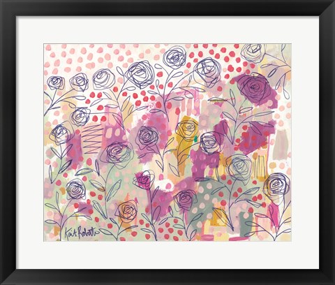 Framed I Didn&#39;t Promise You a Rose Garden Print