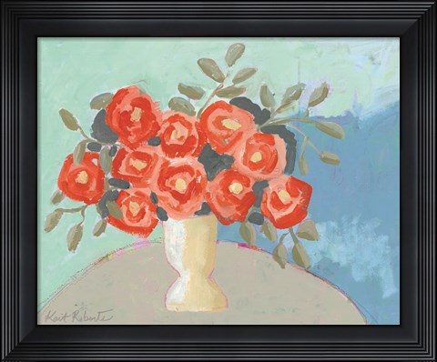 Framed Entryway Bouquet Print