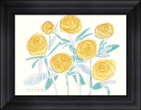 Framed Rose Lives Here Print