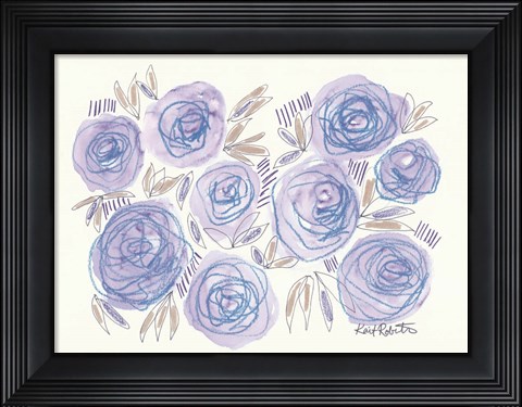 Framed Stay Off My Blue Suede Shoes Print