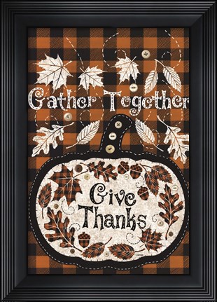 Framed Give Thanks Print