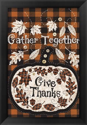 Framed Give Thanks Print