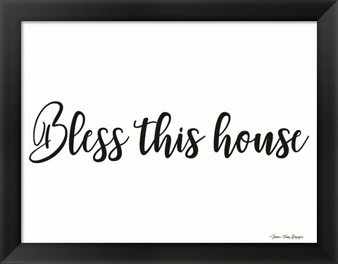 Framed Bless This House Print
