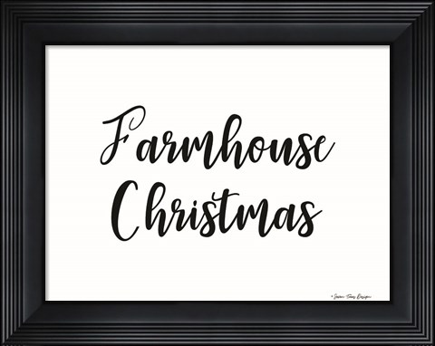 Framed Farmhouse Christmas Print