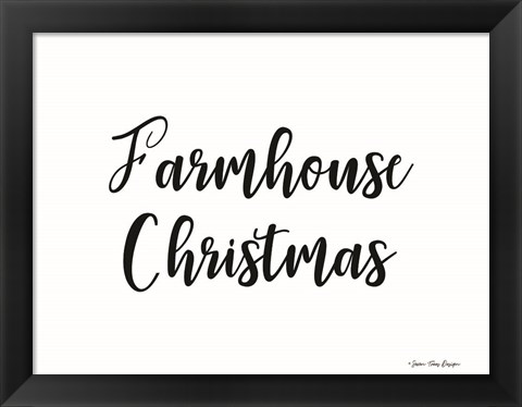 Framed Farmhouse Christmas Print