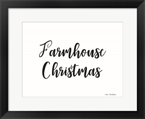 Framed Farmhouse Christmas Print