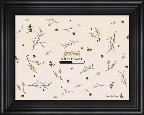 Framed Loading Christmas Print