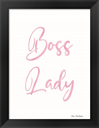 Framed Boss Lady Print