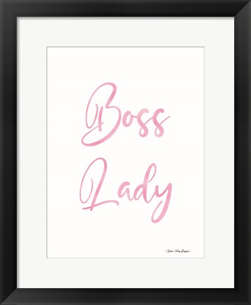 Framed Boss Lady Print