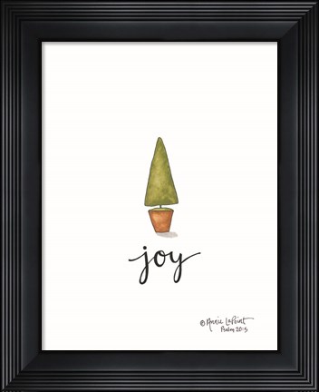 Framed Little Joy Topiary Print
