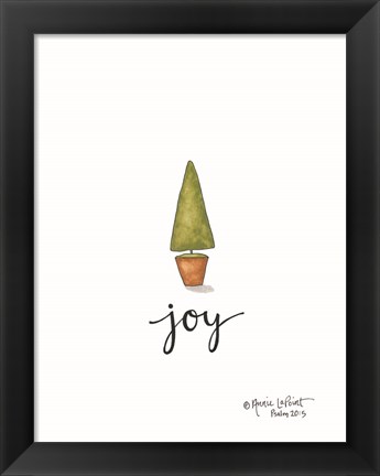 Framed Little Joy Topiary Print