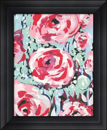 Framed Chorus of the Rose Print