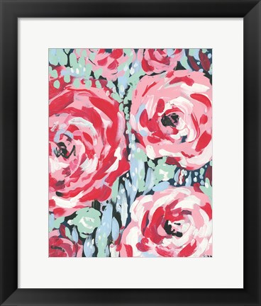 Framed Rose Print