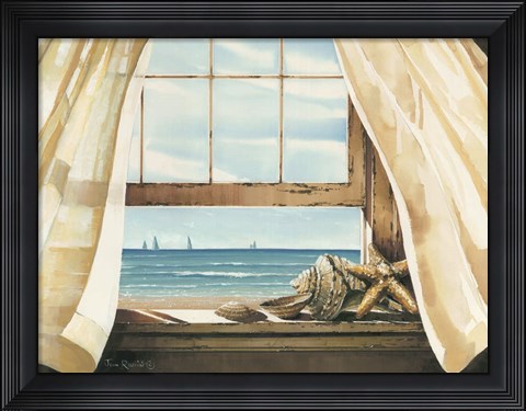 Framed Beach Treasures Print
