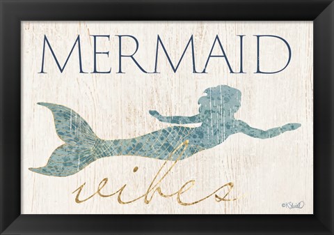 Framed Mermaid Wishes Print