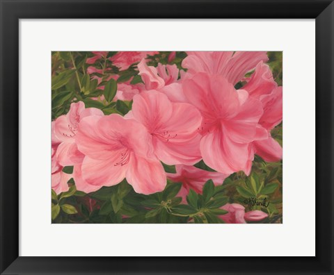 Framed Eager Blooms Print