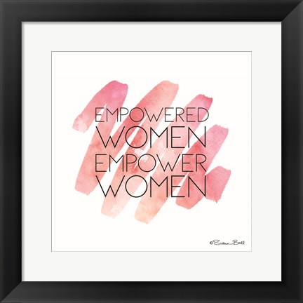 Framed Empowered Women Print