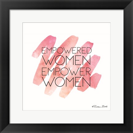 Framed Empowered Women Print