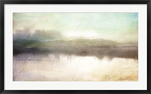 Framed Soft Lake Landscape Print