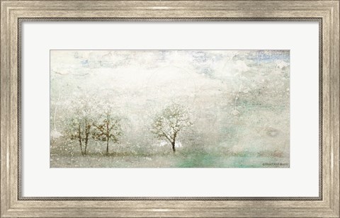 Framed Light Winter Landscape Print