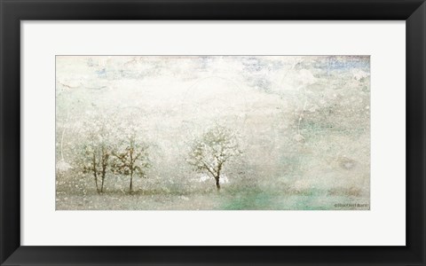 Framed Light Winter Landscape Print