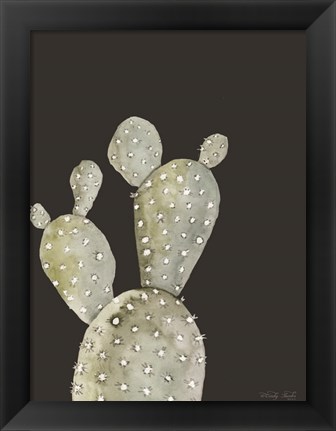 Framed Happy Cactus I Print