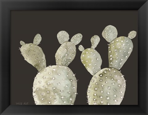 Framed Happy Cactus II Print