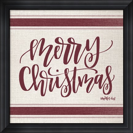 Framed Merry Christmas Print