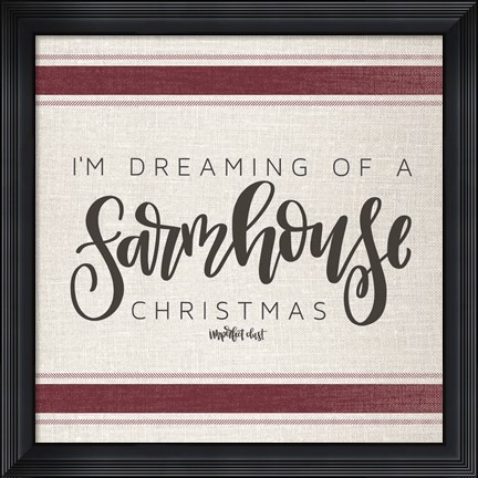 Framed Farmhouse Christmas Print