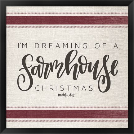 Framed Farmhouse Christmas Print