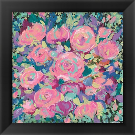 Framed Pink Blossoms Print