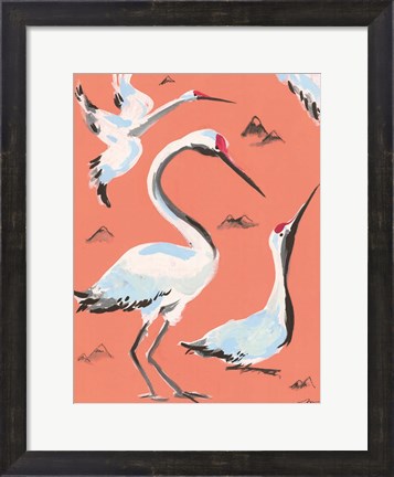 Framed Storks I Print