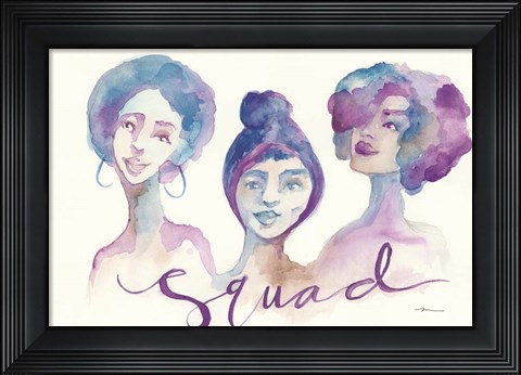 Framed Squad Print